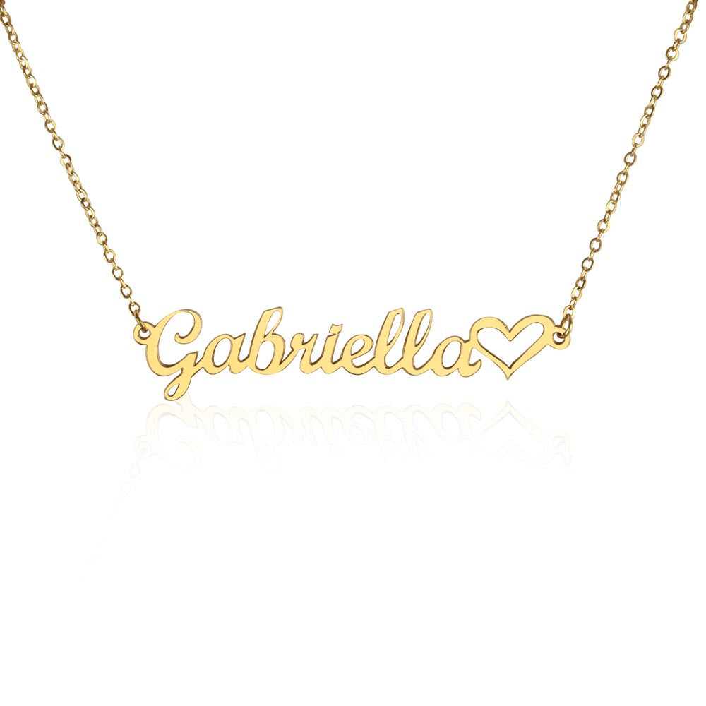 Heart Name Neckalce