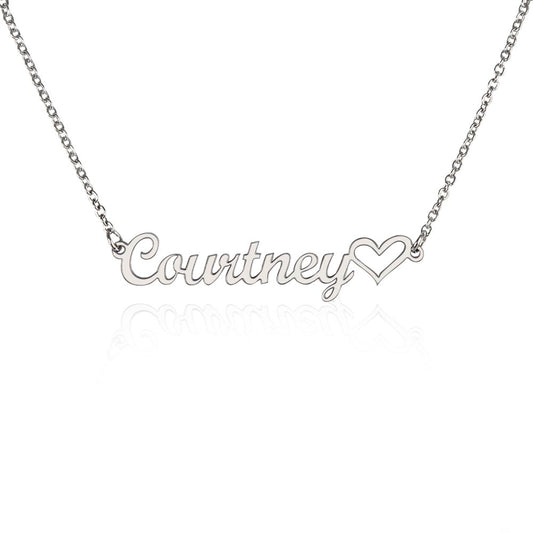 Heart Name Neckalce